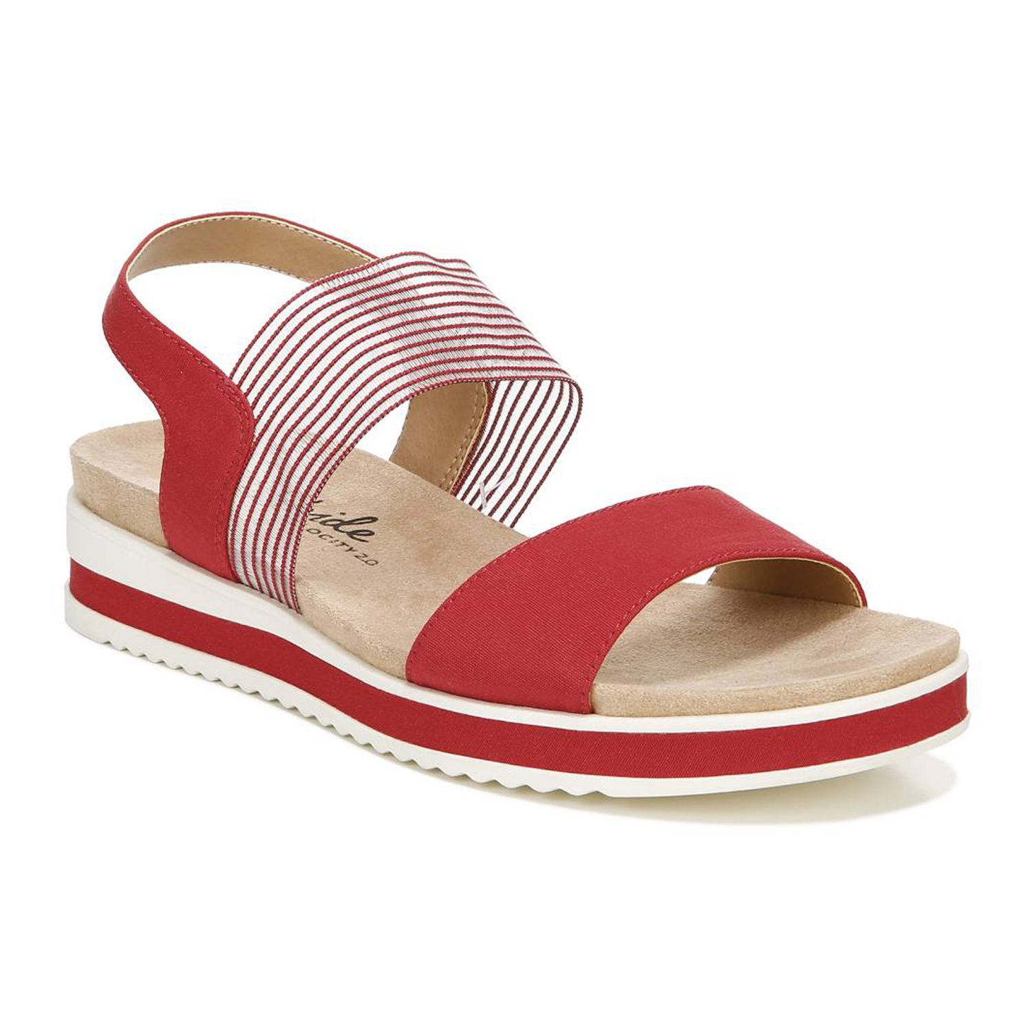 kohls red sandals