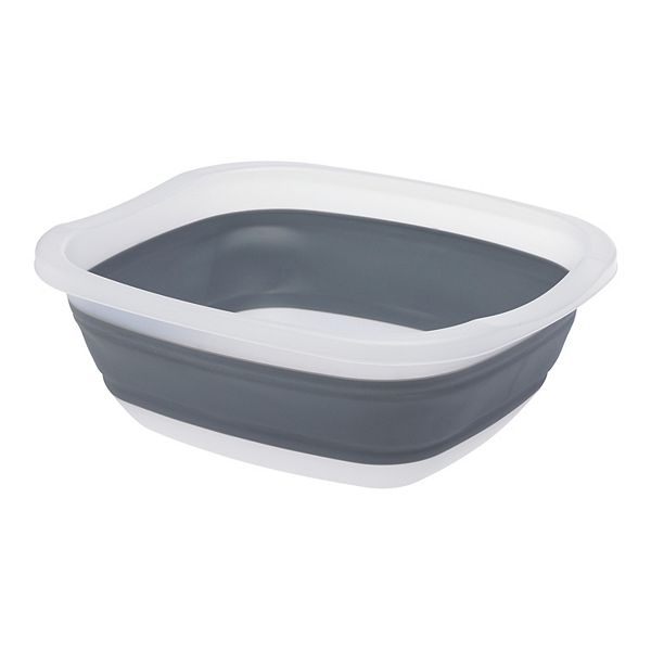 10 l Orange Collapsible Portable Wash Basin Pop-Up Dish Tub and Cooling  Chest 255518XFR - The Home Depot