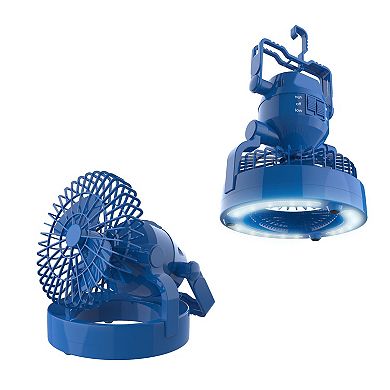Wakeman Outdoors 2-in-1 Portable 18 LED Lantern with Ceiling Fan