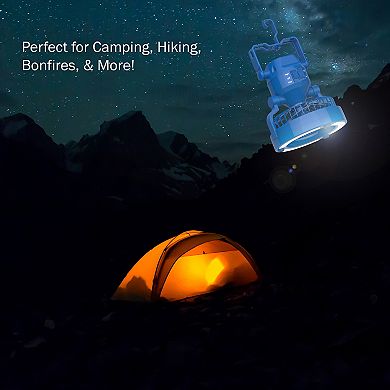 Wakeman Outdoors 2-in-1 Portable 18 LED Lantern with Ceiling Fan