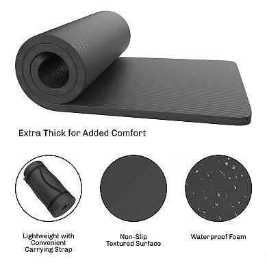 Wakeman Outdoors Extra Thick Foam Sleeping Pad