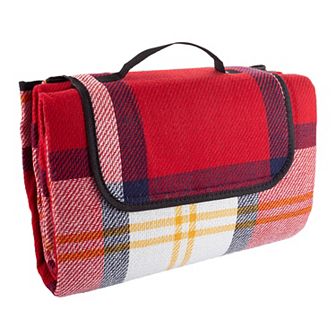 Wakeman Oversized Waterproof Beach Mat with Foam Padding