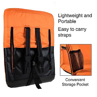 Wakeman Outdoors Wide Stadium Seat Chair Bleacher Cushion