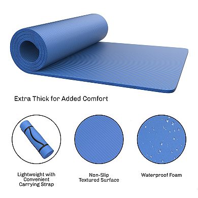 Wakeman Outdoors Non-Slip Luxury Foam Camping Sleep Mat