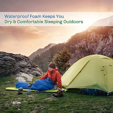 Wakeman Outdoors Non-Slip Luxury Foam Camping Sleep Mat