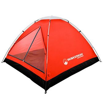 Wakeman 2-Person Water Resistant Dome Tent with Removable Rain Fly