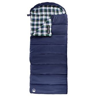 Wakeman 32° F Rated XL 3-Season Envelope Style Sleeping Bag with Carry Bag & Hood