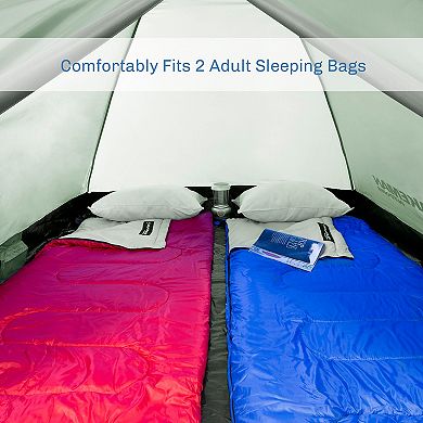 Wakeman Outdoors 2-Person Dome Tent with Rain Fly