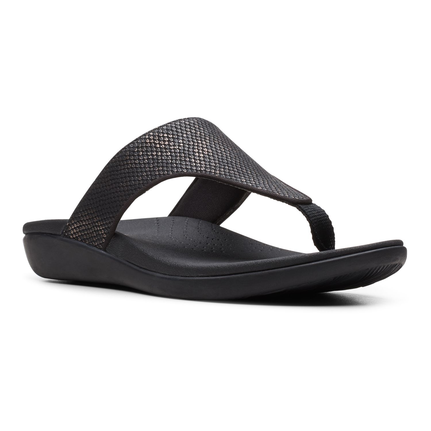 clarks lightweight flip flops