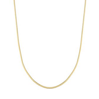 PRIMROSE 18k Gold Herringbone Chain Necklace