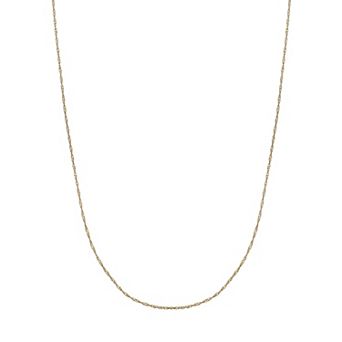 PRIMROSE Sterling Silver Singapore Chain Necklace