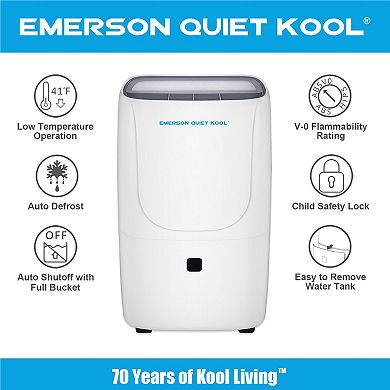 Emerson Quiet Kool 50-Pint Dehumidifier