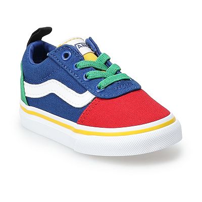 Multi color vans toddler hotsell