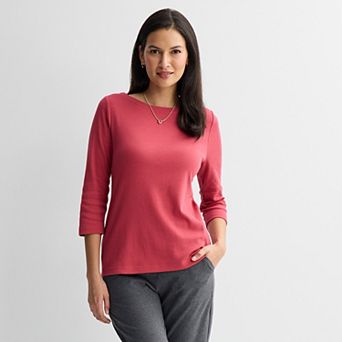 Women's Croft & Barrow® Boatneck Top