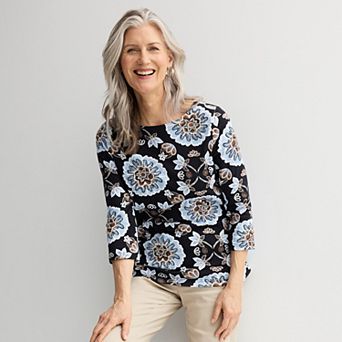 Women's Croft & Barrow® Boatneck Top