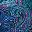 Blue Paisley Medallion