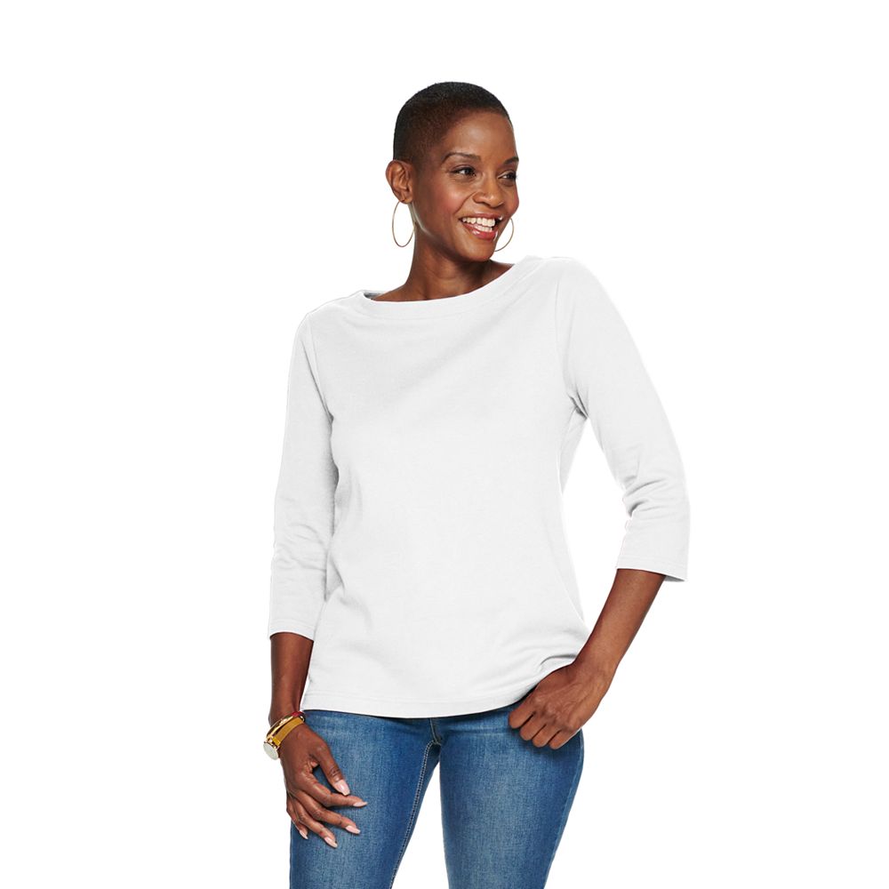 Women's Croft & Barrow® Boatneck Top