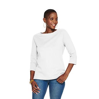 Women's Croft & Barrow® Boatneck Top