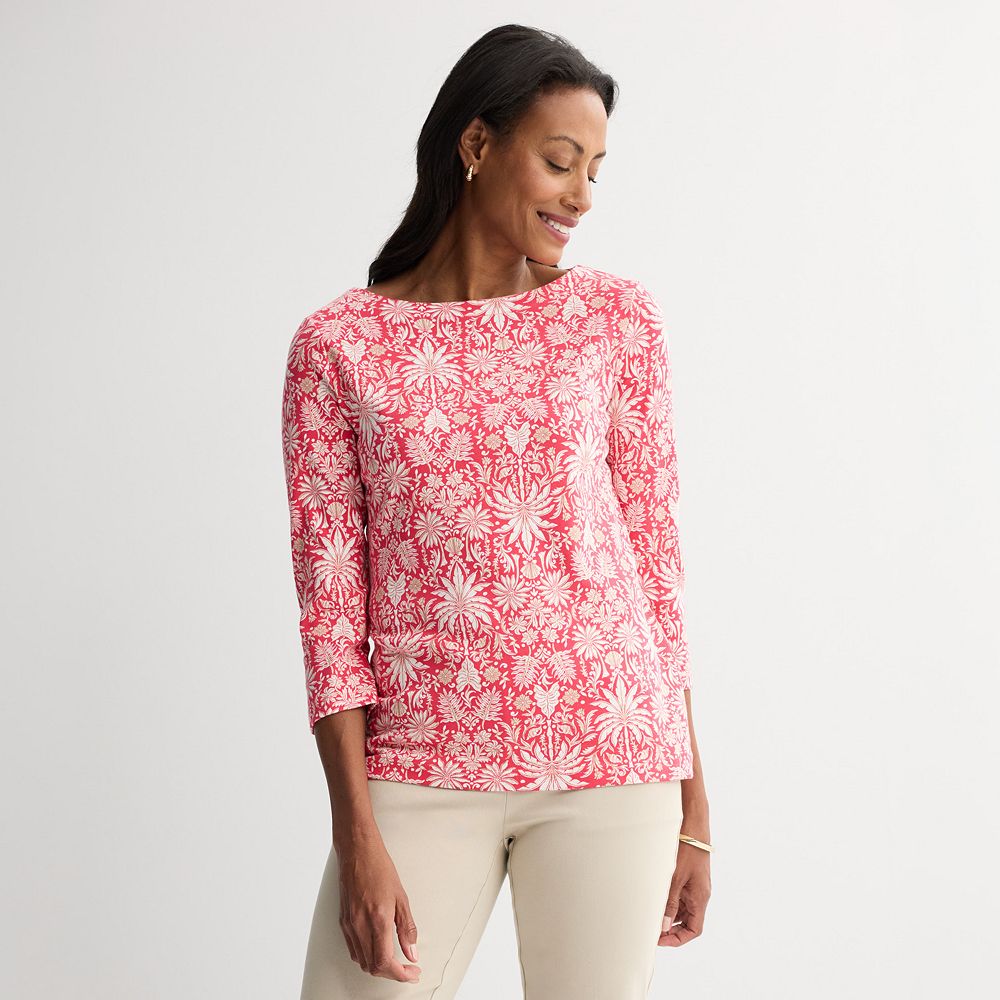 Women's Croft & Barrow® Boatneck Top