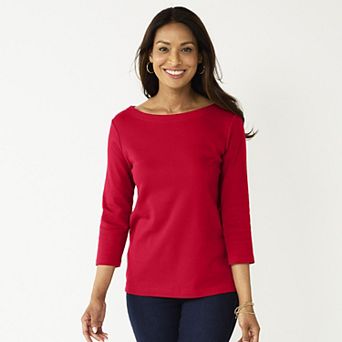 Women's Croft & Barrow® Boatneck Top