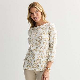 Women's Croft & Barrow® Boatneck Top