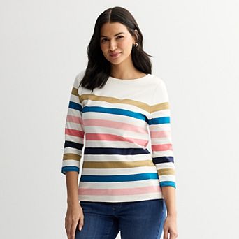 Women's Croft & Barrow® Boatneck Top
