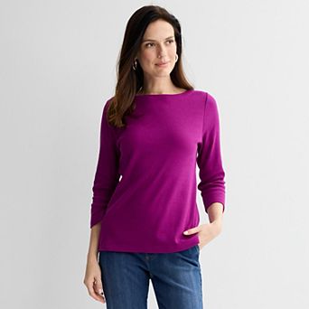 Women's Croft & Barrow® Boatneck Top