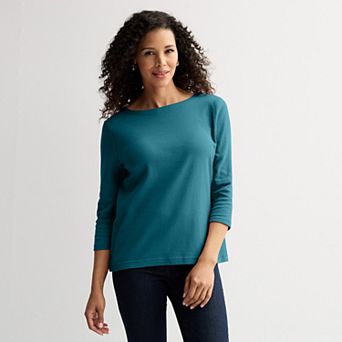 Women's Croft & Barrow® Boatneck Top