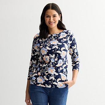 Women's Croft & Barrow® Boatneck Top