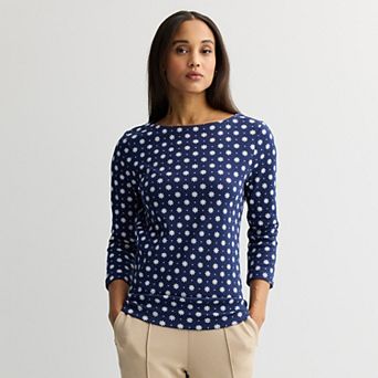 Women's Croft & Barrow® Boatneck Top