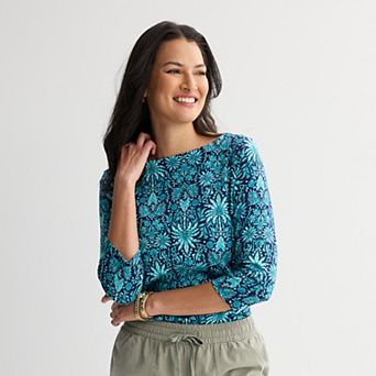 Women's Croft & Barrow® Boatneck Top