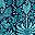 Navy Teal Mod Palm