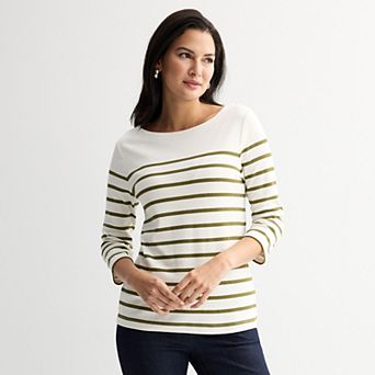 Women's Croft & Barrow® Boatneck Top