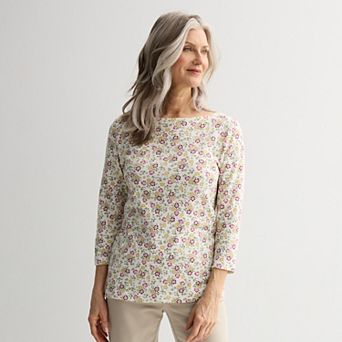 Women's Croft & Barrow® Boatneck Top