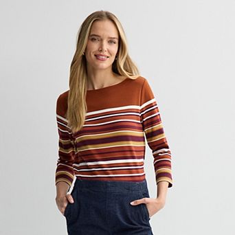Women's Croft & Barrow® Boatneck Top