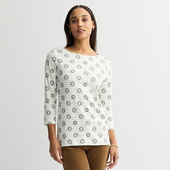 Women's Croft & Barrow® Boatneck Top