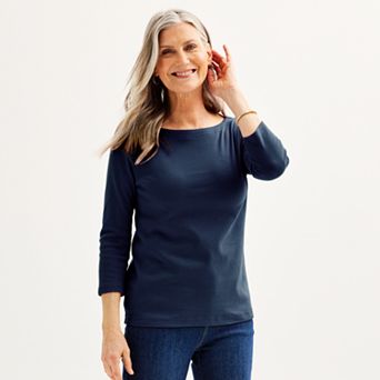 Women's Croft & Barrow® Boatneck Top