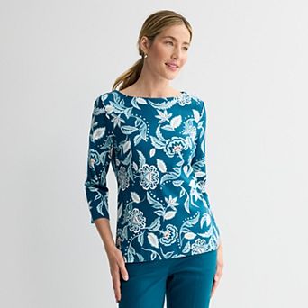Women's Croft & Barrow® Boatneck Top