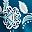 Teal Big Floral