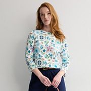 Womens White Boatneck Tops, Clothing | Kohl's