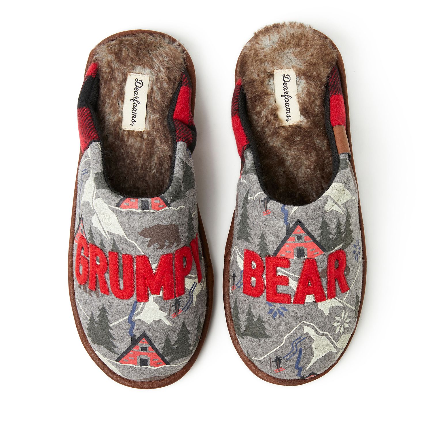 kohls mens dearfoam slippers TGS A.A