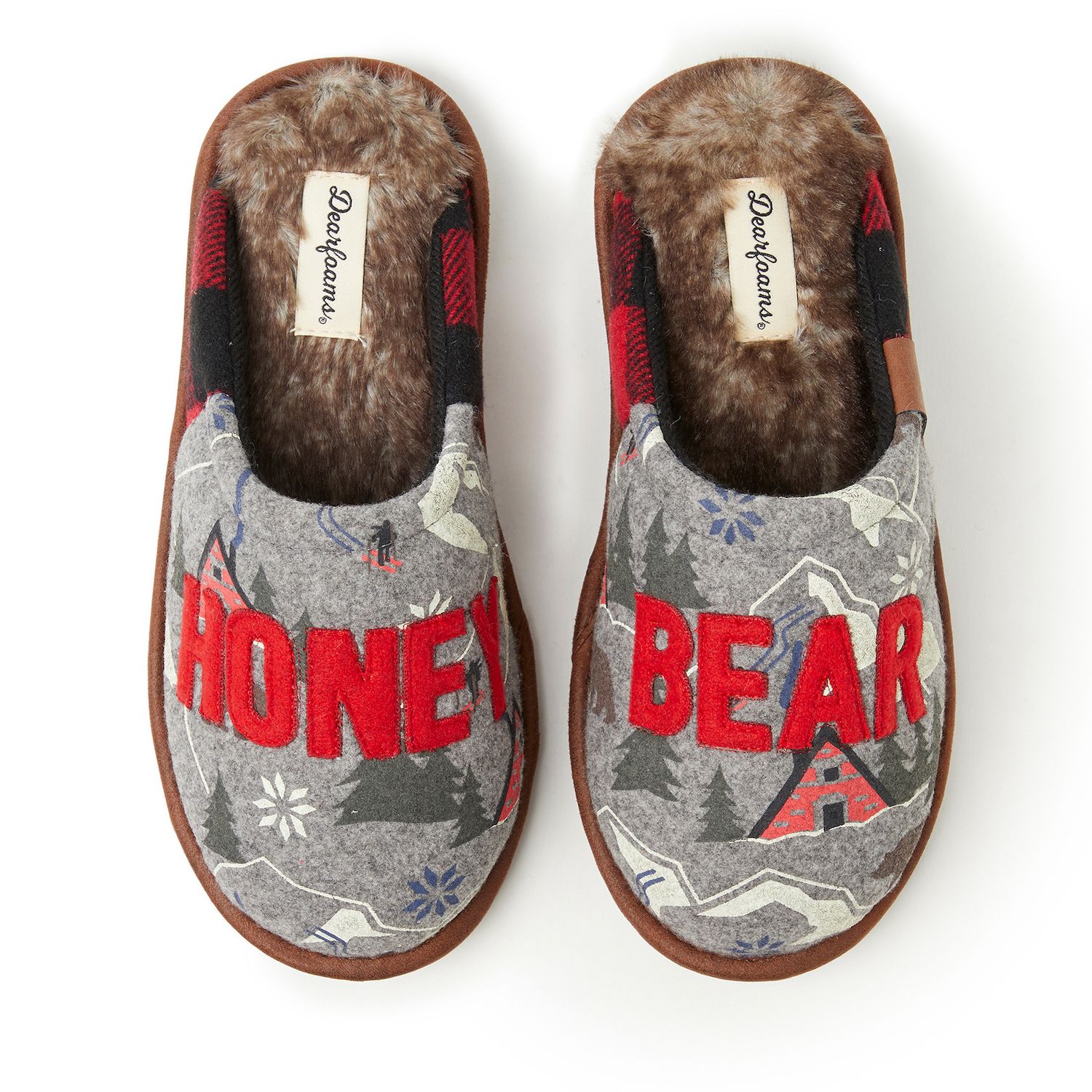 dearfoam family bear slippers