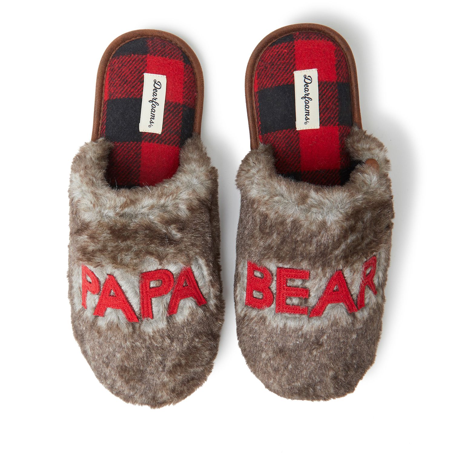 mama and papa bear slippers
