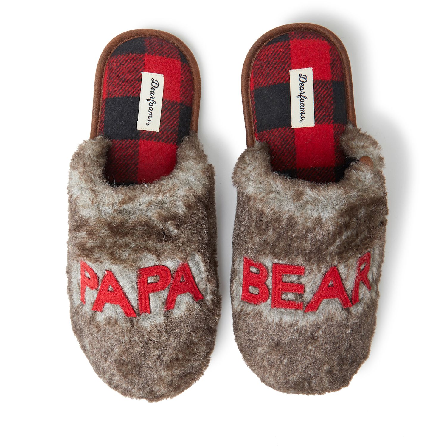 mens papa bear slippers