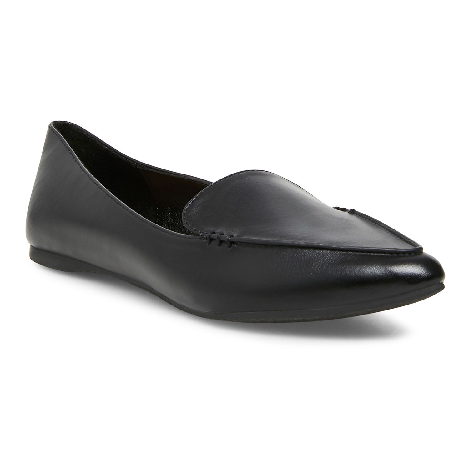kohls womens black flat shoes