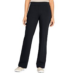 Lands End, Black Dress Trouser Slacks Pants, Women's Size 12, RN 62830