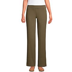 Womens Green Petite Career Pants - Bottoms, Clothing