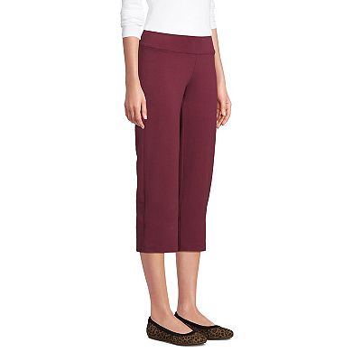 Women's Lands' End Starfish Straight-Leg Pull-On Crop Pants