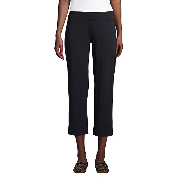 Women's Lands' End Starfish Straight-Leg Pull-On Crop Pants