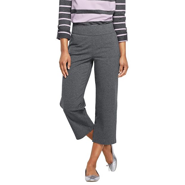 Women s Lands End Starfish Straight Leg Pull On Crop Pants
